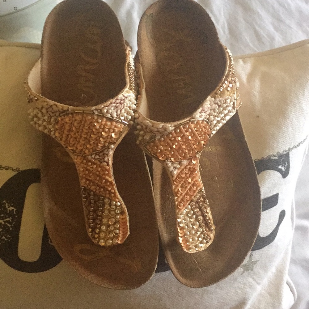COPY - Sam Edelman tong style sandals like birkins sz. 6